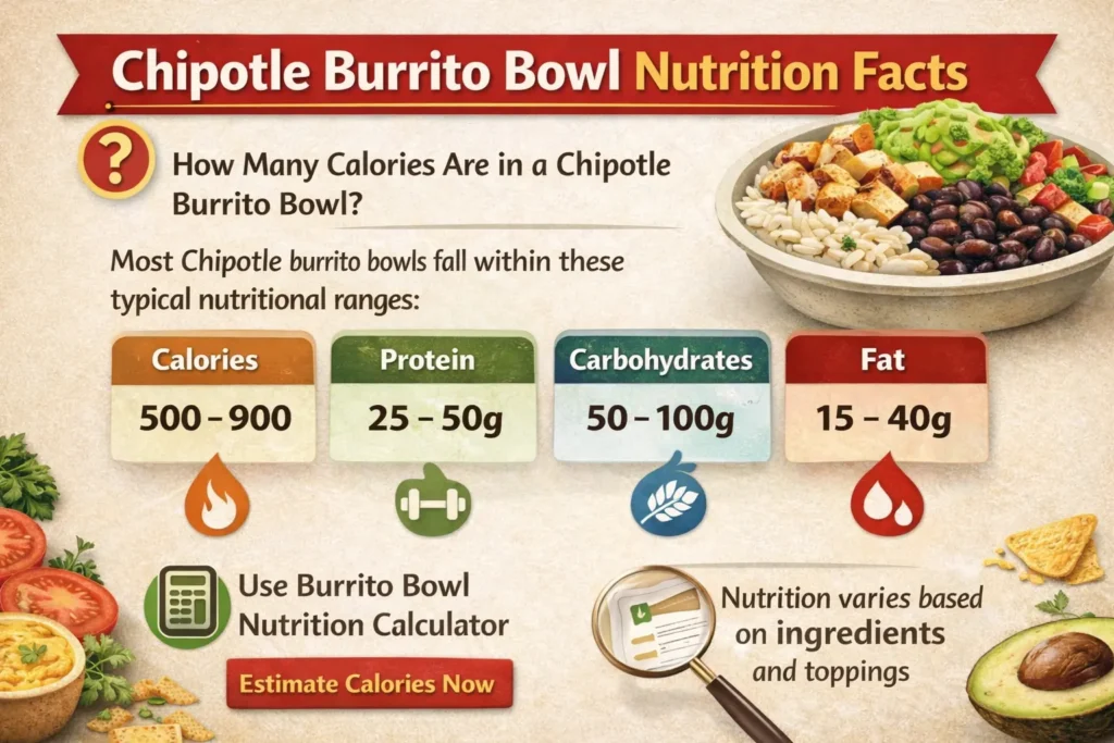 Nutritional Value of a Chipotle Burrito Bowl