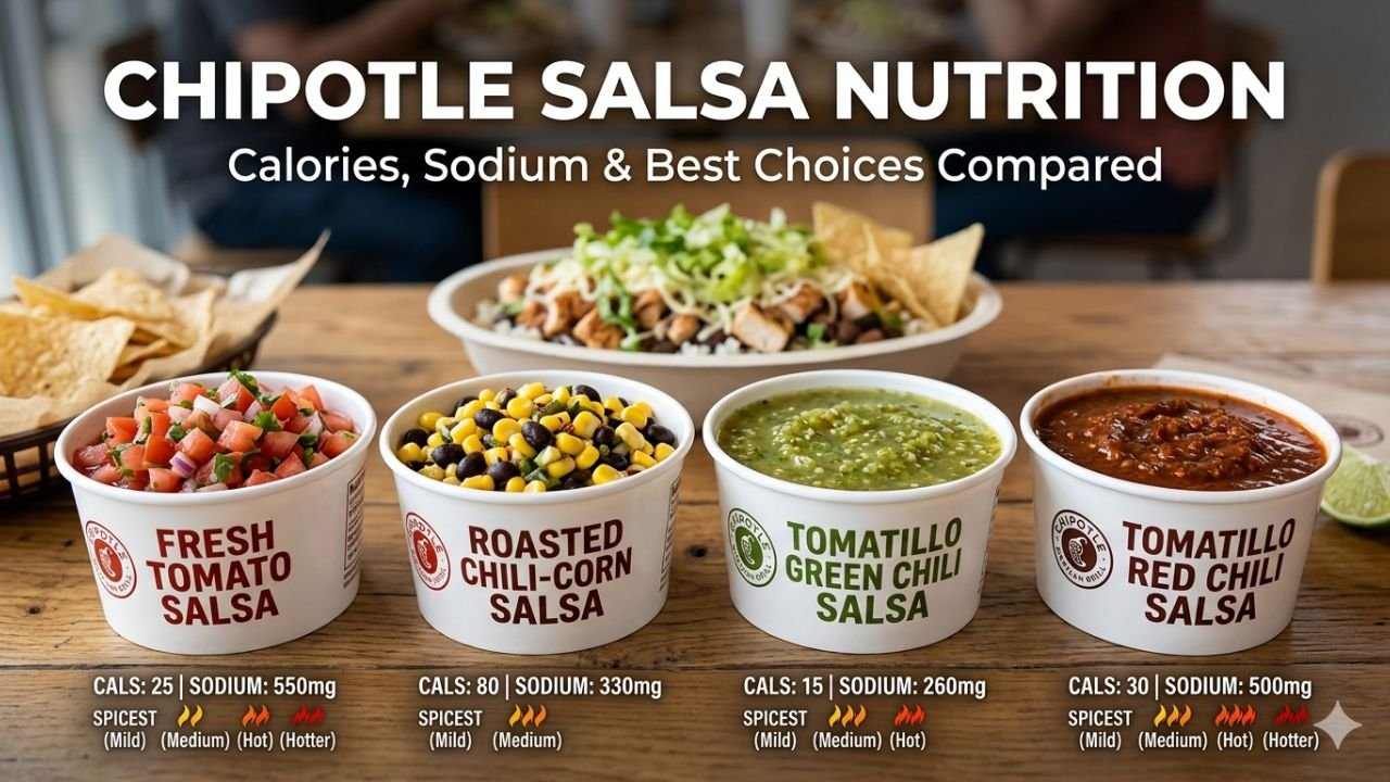 Chipotle Salsa Nutrition Compared
